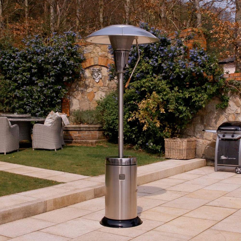 Sahara 13kw Heat Focus Gas Patio Heater Stainless Steel Stakelums