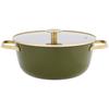 Stellar Cast Light Casserole Olive 24cm