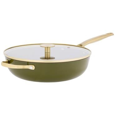 Stellar Cast Light Saute Pan Olive 28cm