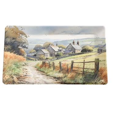 Country Village Scatter Tray 22 X 16cm