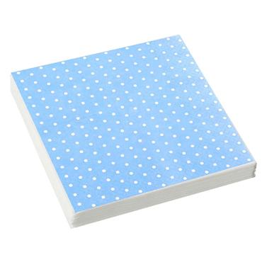 Eddington Mini Dots Light Blue Paper Napkin 33x33cm