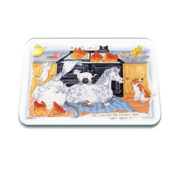 Eddington Who Left the Kitchen Door Open Worktop Protector Small