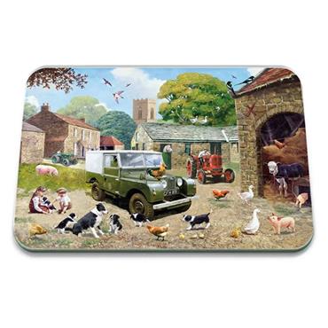 Eddington Down On The Farm Glass Worktop Protector Medium