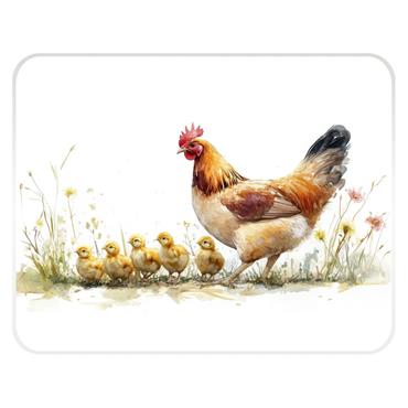Eddington Hen And Chicks Med Worktop Protector