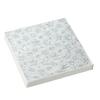 Embossed Silver Stars Paper Napkins 33X33cm