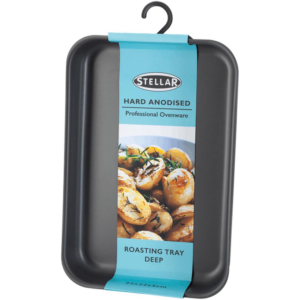 Stellar 30cm Hard Anodised Deep Roasting Tray Stakelums Home