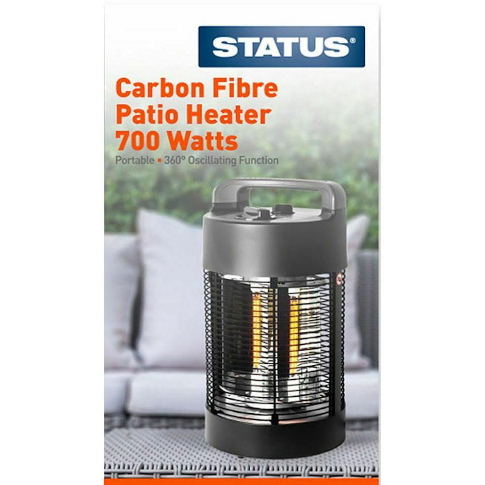 Status 700w Outdoor Table Top Patio Heater Stakelums Home & Hardware