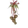 Christmas Bells Red Ribbon Hanger 49cm