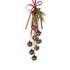 Christmas Bells Red Ribbon Hanger 45cm