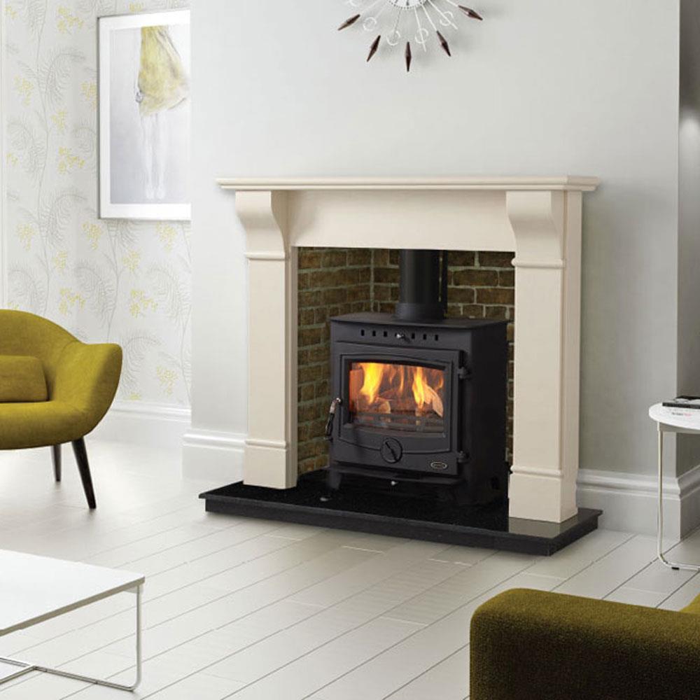 Henley Stoves Achill 16kW Multi Fuel Stove Matt Black Stakelums Home