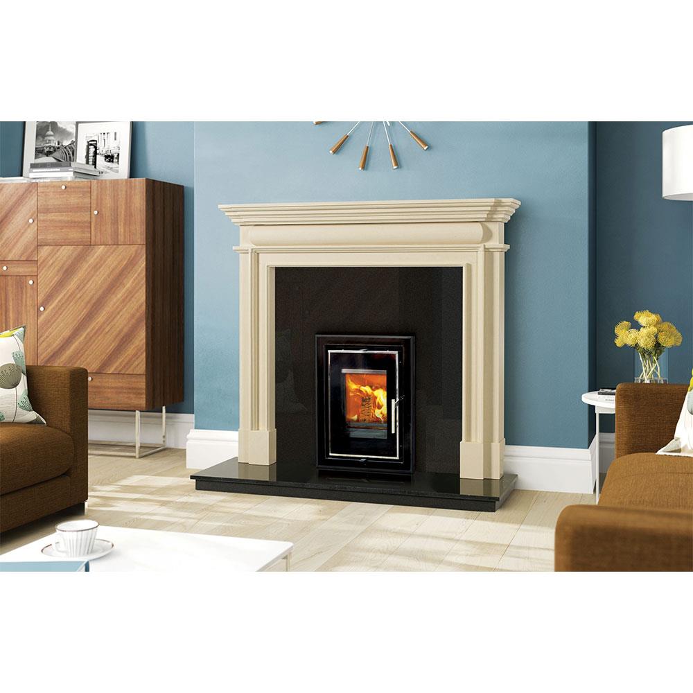 Henley Stoves Athens 400 Woodburning Cassette Stove Black Stakelums