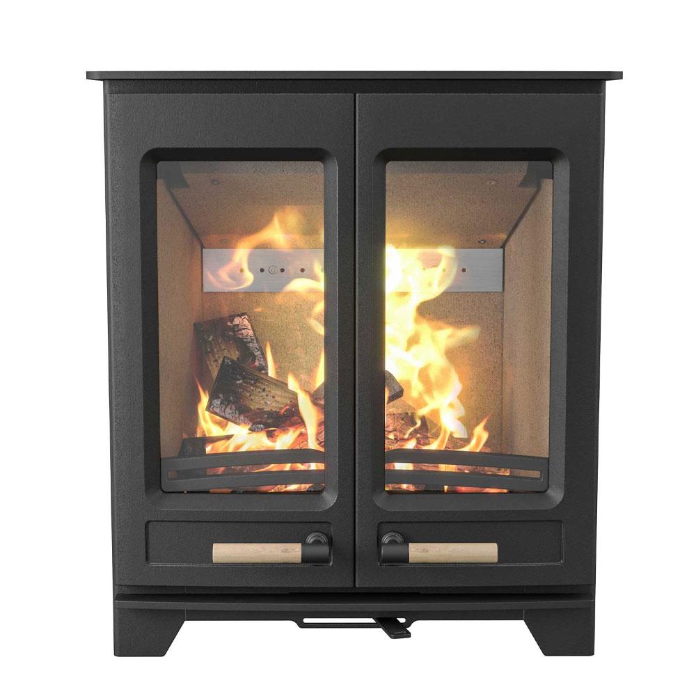 Henley Stoves Hampton 5 Woodburning Stove Matt Black Stakelums Home