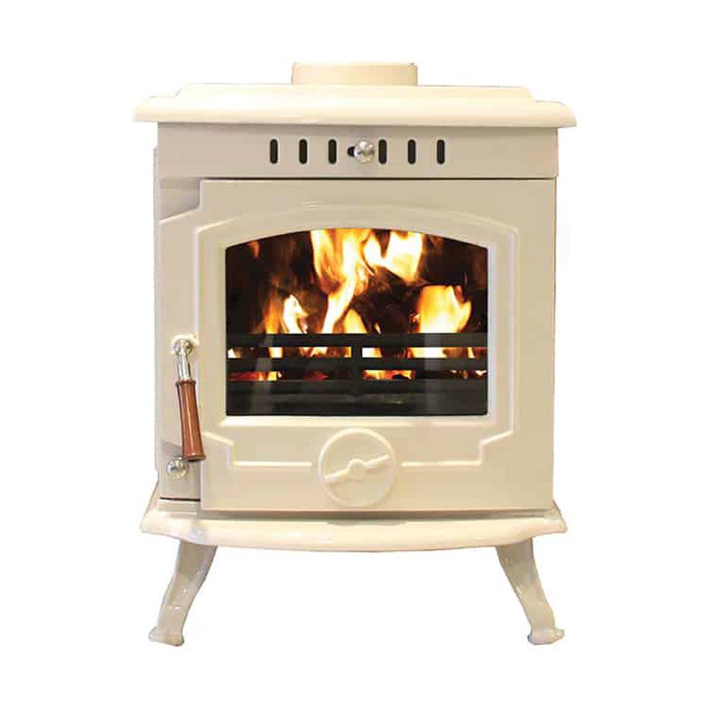 Henley Stoves Skellig 8kW Multi Fuel Stove Cream Stakelums Home