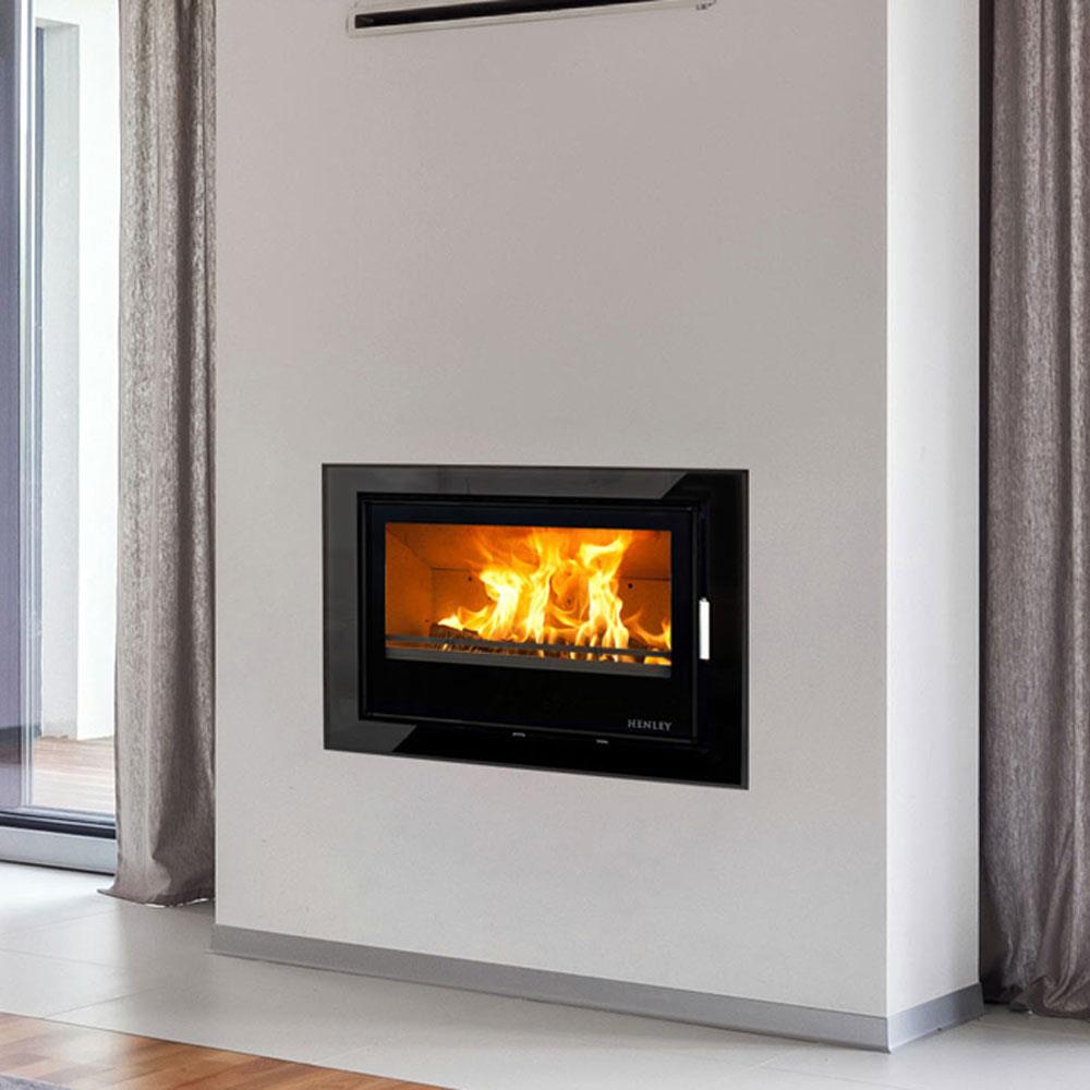 Henley Stoves Lisbon Cassette Multifuel Boiler Stove 21kW Black