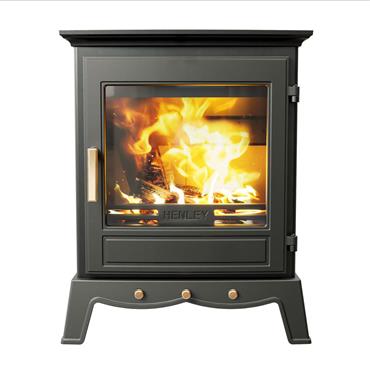 Ash Eco Multifuel Stove Matt Black 8.2kw
