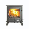 Henley Stoves Druid Eco Multifuel Non Boiler Matt Black 12kw