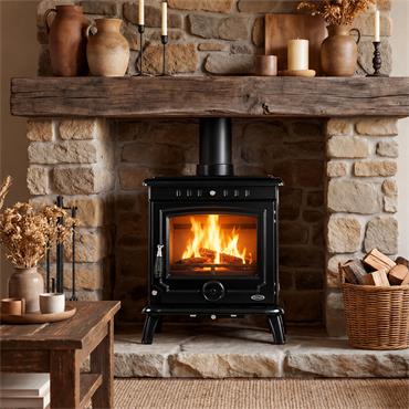 Skellig Eco Multi Fuel 12kw Enamel Black