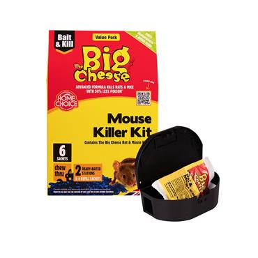 The Big Cheese Mouse Killer Kit With Bait 2 Pack