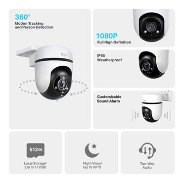 Tp Link Tapo Outdoor Wifi Camera Pan Tilt
