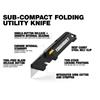 TOUGHBUILT SUB-COMPACT FOLDING UTILITY KNIFE