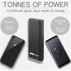 Tech Charge Triple Port Powerbank 12000ma