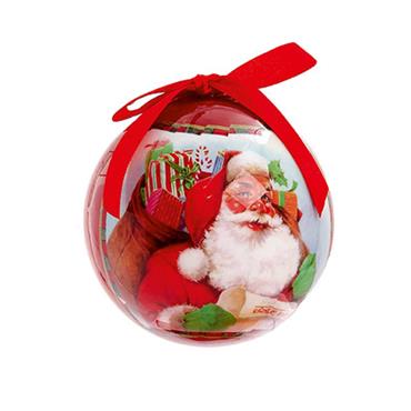 Premier Santa Decoupage Baubles Assorted