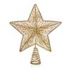 Premier Gold Glitter Star Tree Topper 30cm