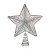Premier Silver Glitter Star Tree Topper 30cm