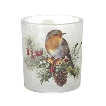 Robin Glass T-light Holder Small