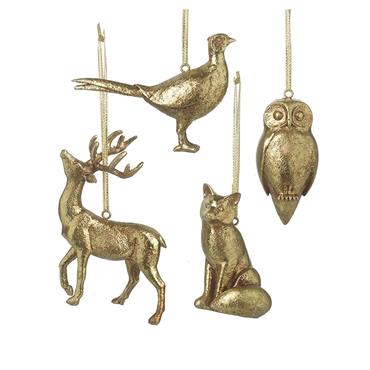 Gold Resin Animal Decoration Assorted