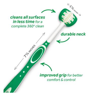 Fresh Triple Flex Dog Toothbrush Large