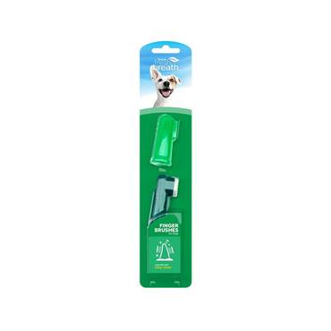 Fresh Breath Dogs Finger Brushes 2 Pack