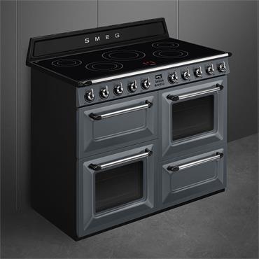 Smeg 110 Victoria Electric Induction Range Cooker Slate Grey
