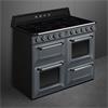 Smeg 110 Victoria Electric Induction Range Cooker Slate Grey