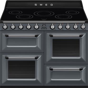 Smeg 110 Victoria Electric Induction Range Cooker Slate Grey