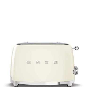 Smeg 2 Slice Toaster Cream