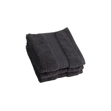 Zero Twist Charcoal Face Cloth Pair