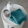 Zero Twist Teal Face Cloth Pair