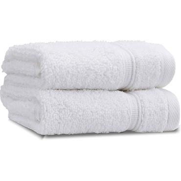 Zero Twist White Face Cloth Pair