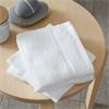 Zero Twist White Face Cloth Pair