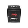 Cast Aluminium Post Box Tractor Red