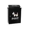 Cast Aluminium Post Box Dog
