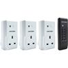 Uni-Com Remote Control Sockets Pack Of 3