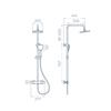 Strata Round Head Thermostatic Shower