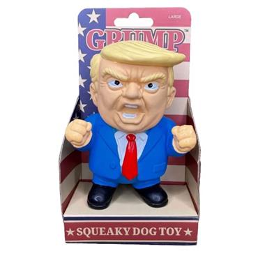 Donald Grump Squeaky Dog Toy Large