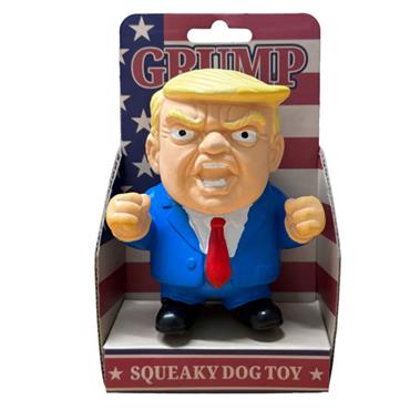 Donald Grump Squeaky Dog Toy Medium