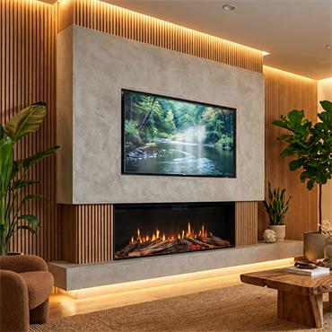 Visage Opti-v Effect Hd Screen Wall Fire 74"