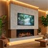 Visage Opti-v Effect Hd Screen Wall Fire 74"