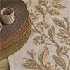 Walton & Co Embroidered  Winter Natural Foliage Runner