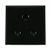 Click Deco Matt Black 5a Round Pin Socket